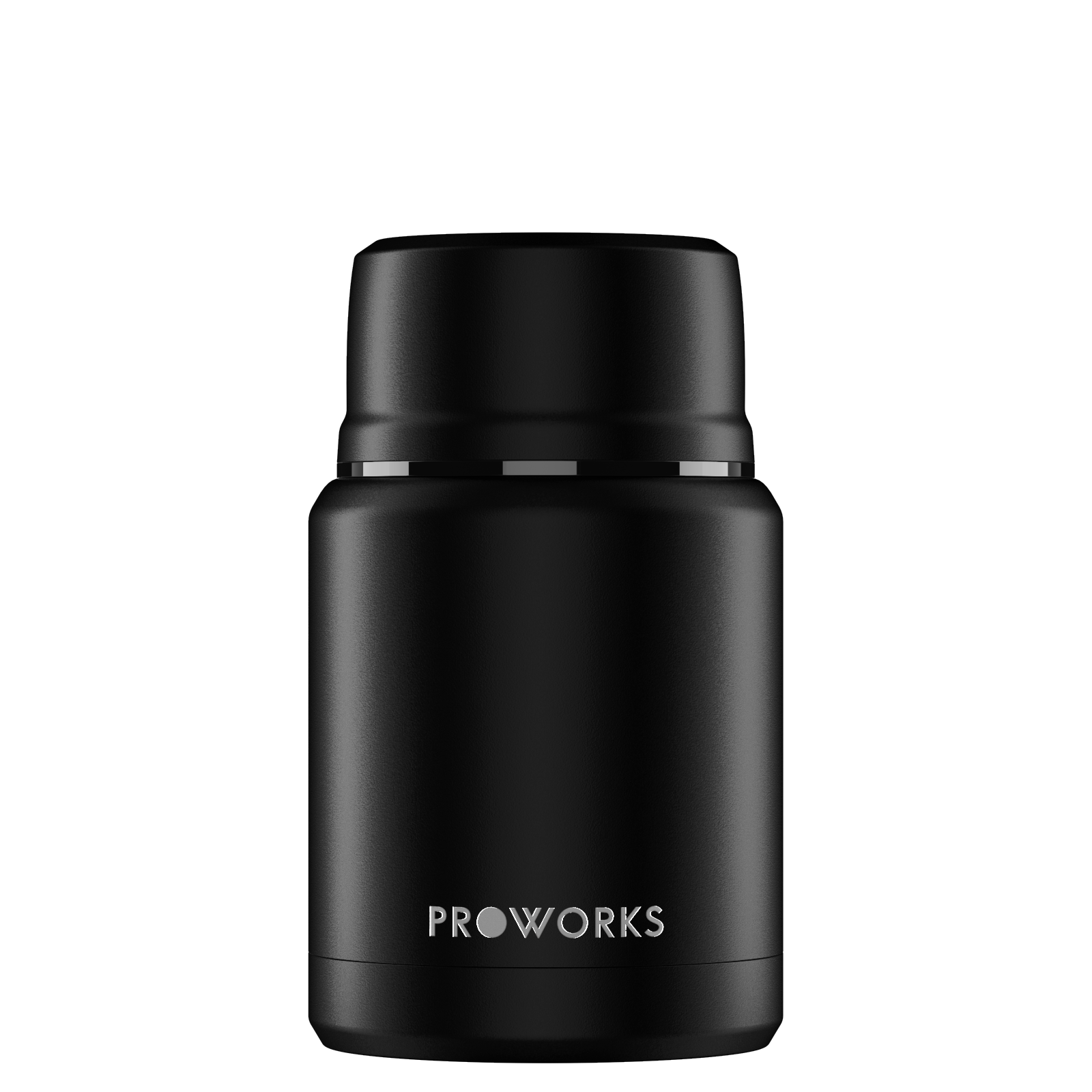 All Black Food Flask