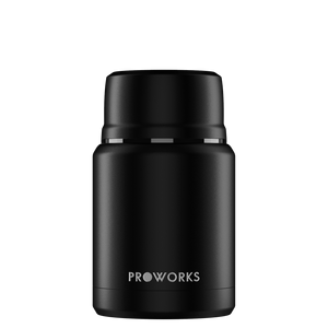 All Black Food Flask