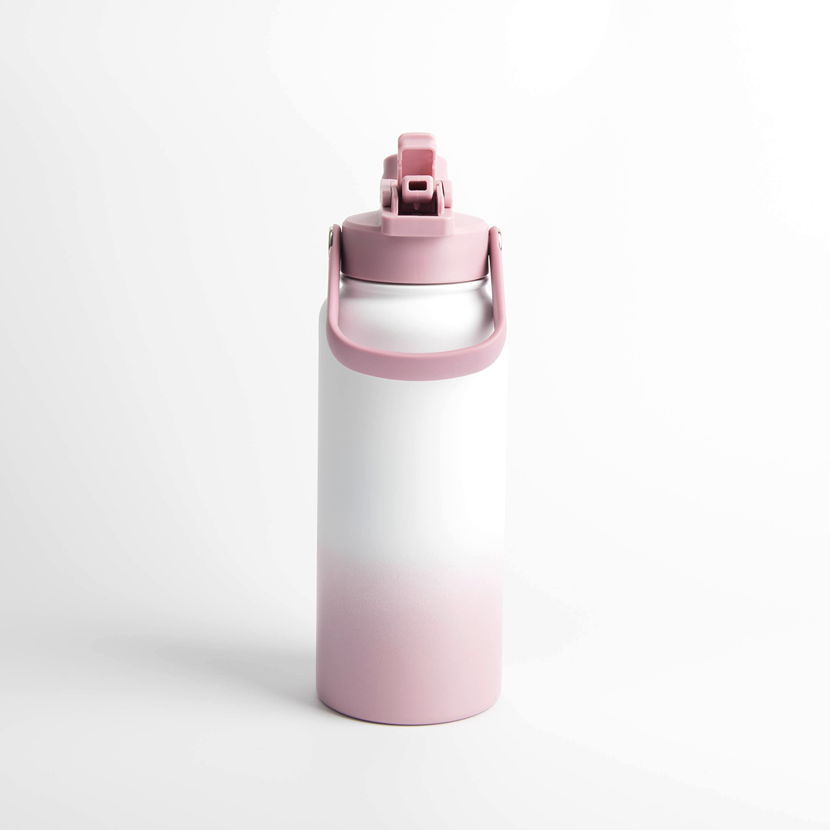 Switch 1L Water Bottle with Straw – Aurora Blush Ombre