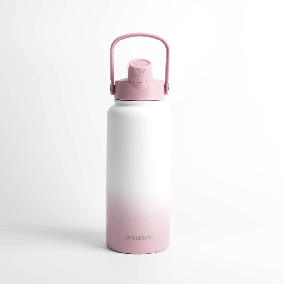 Switch 1L Water Bottle with Straw – Aurora Blush Ombre