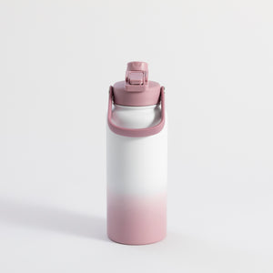 Switch 1L Water Bottle with Straw – Aurora Blush Ombre
