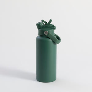 Switch 1L Water Bottle with Straw – Pine Green