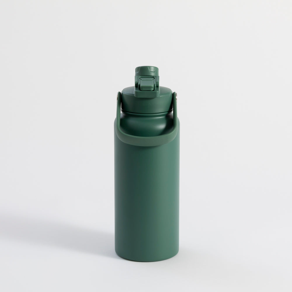 Switch 1L Water Bottle with Straw – Pine Green