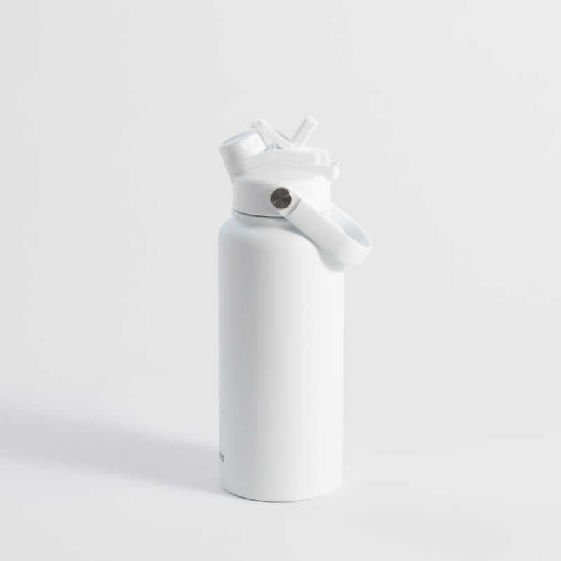 Straw lid detail on floral Proworks Switch water bottle