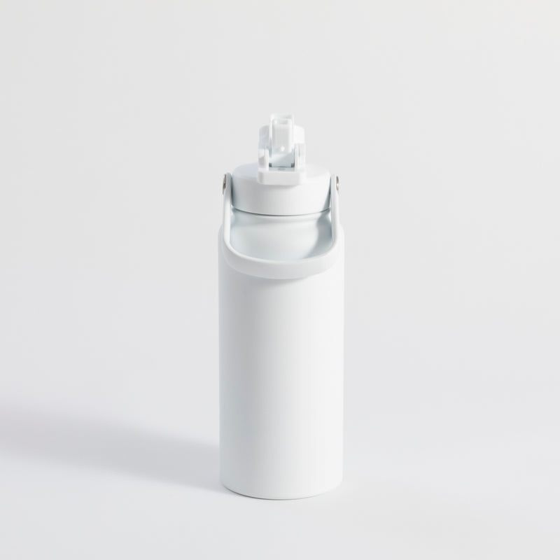 Proworks Switch floral stainless steel water bottle with flip straw