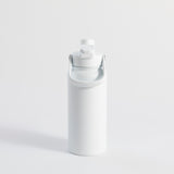 Floral 1 litre water bottle with straw, leak-proof insulated design