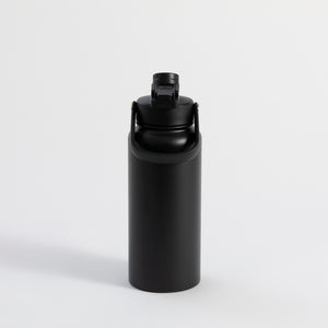 Switch 1L Water Bottle with Straw – Stealth Black