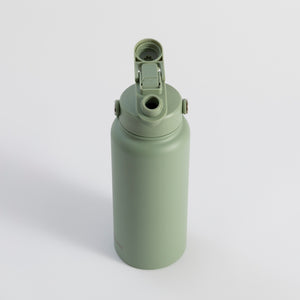 Switch 1L Water Bottle with Straw – Sage Green