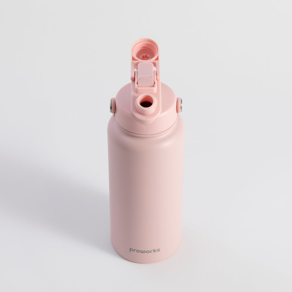 Switch 1L Water Bottle with Straw – Blossom Pink
