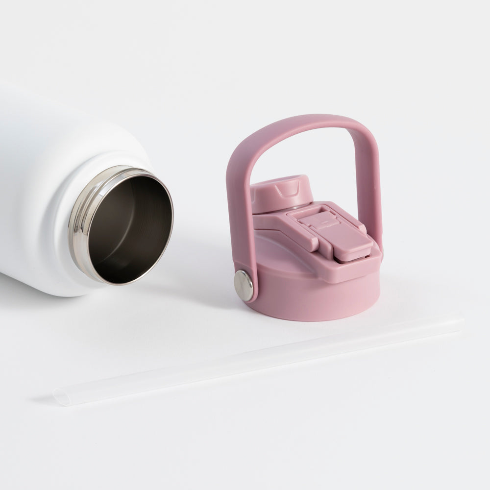 Switch 1L Water Bottle with Straw – Aurora Blush Ombre
