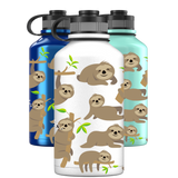 2 Litre Water Bottle - Sloth Pattern