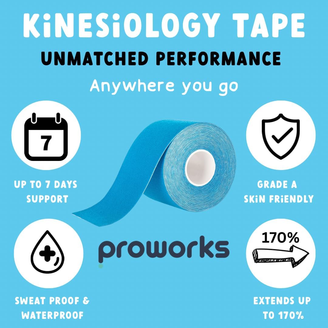 Nastro kinesiologico Proworks - Pelle - SKU: PW-1000-Z131FBA-SNL