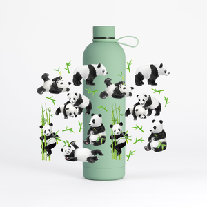 Panda Water Bottle (1 Litre) Pulse - Sage Green