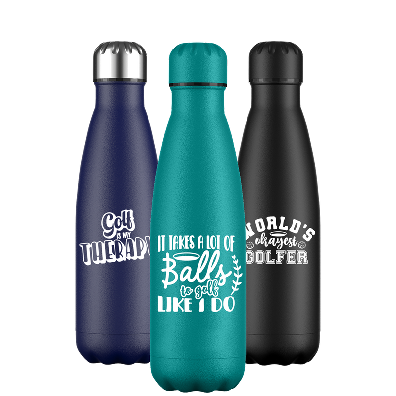 Cotizaciones originales de golf Golf Botella de agua