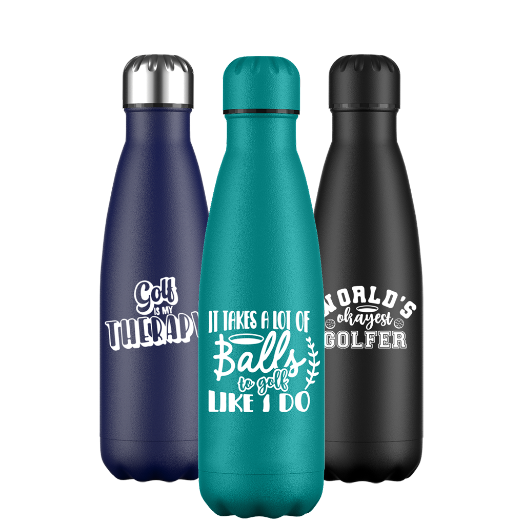 Original Golf Quotes Golf Water Bottle