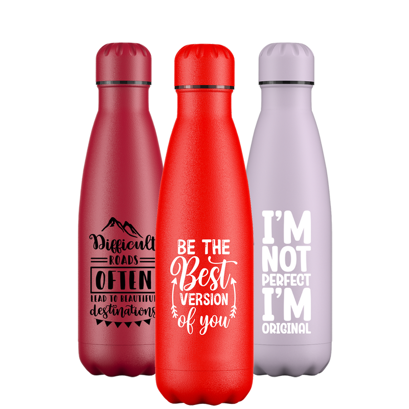 Cotizaciones originales de botellas de bebidas motivacionales