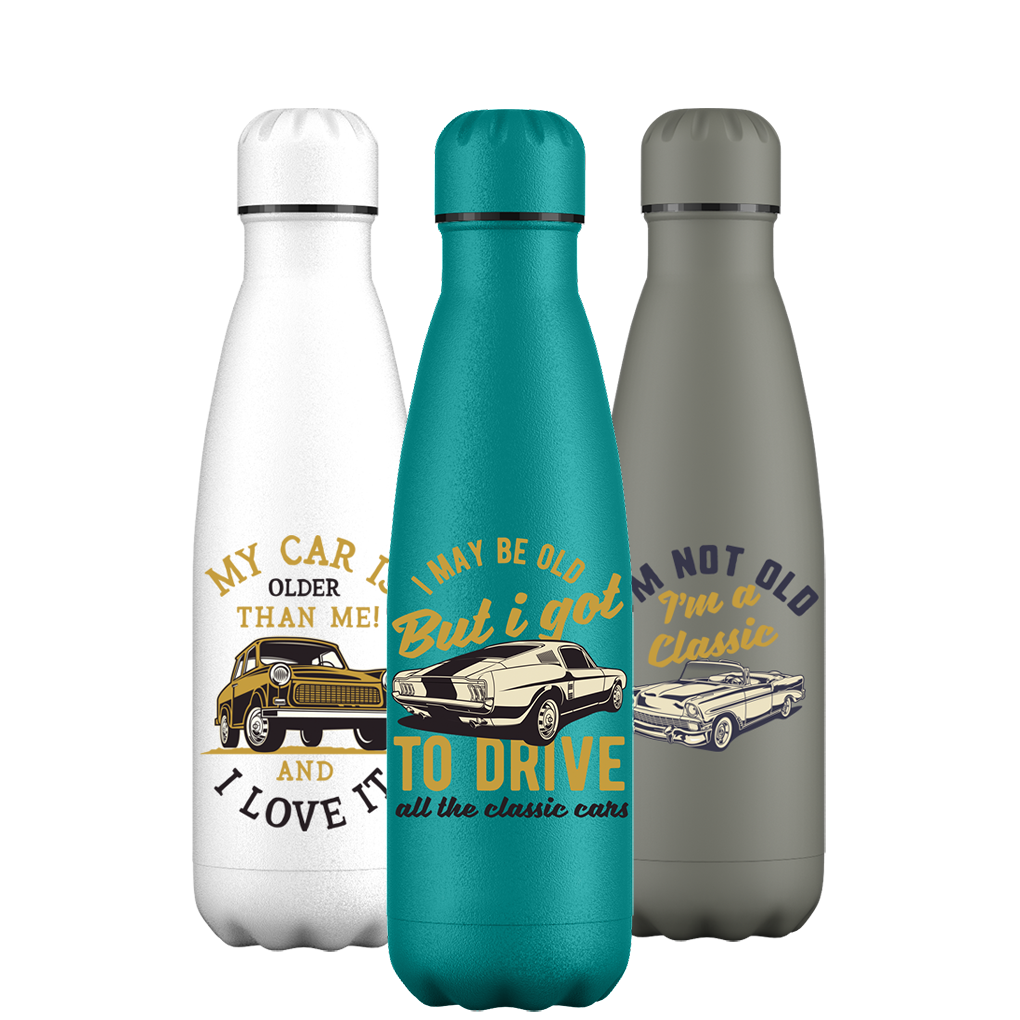 Original Car Quotes Water Bottle