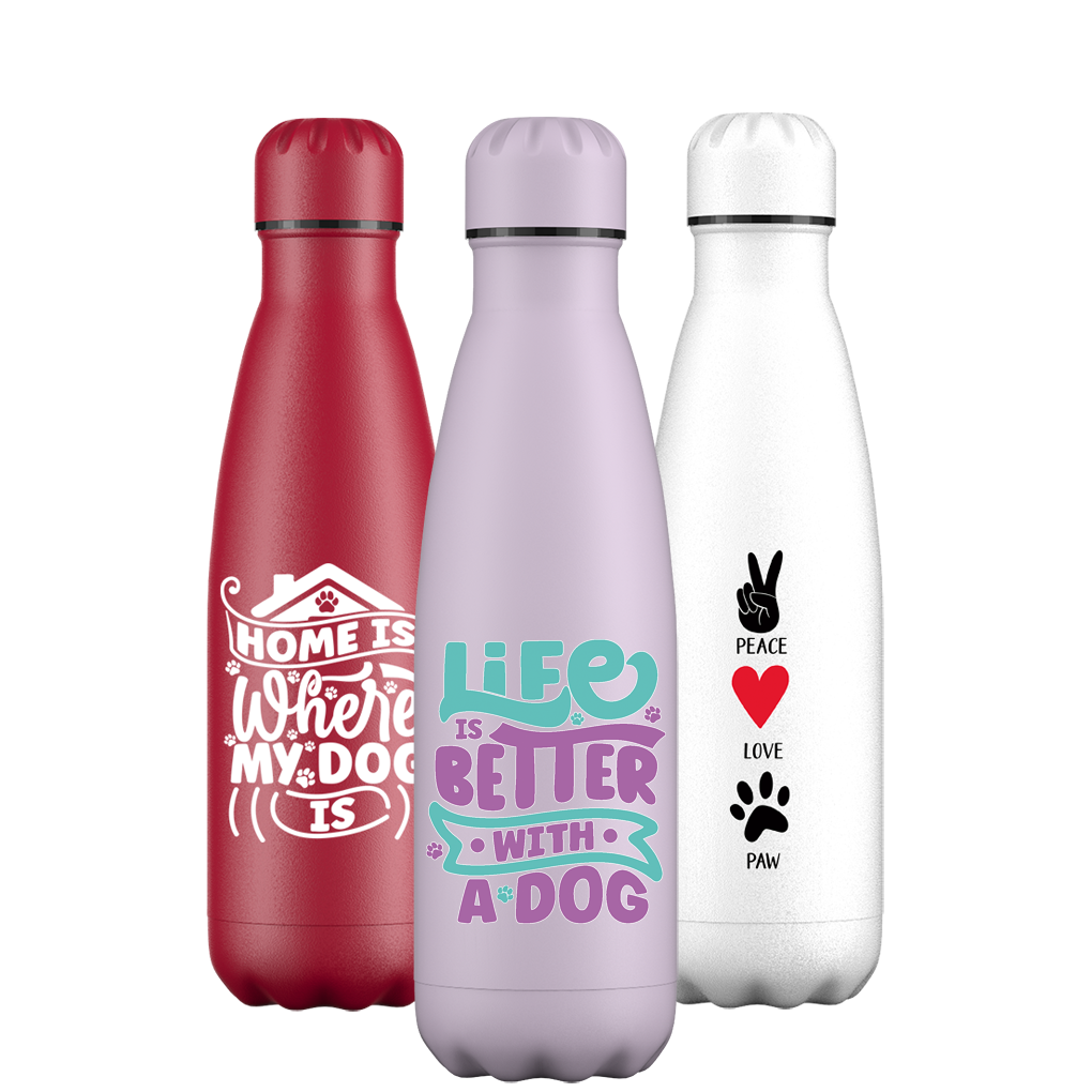 Original Dog Lover Quotes Water Bottle