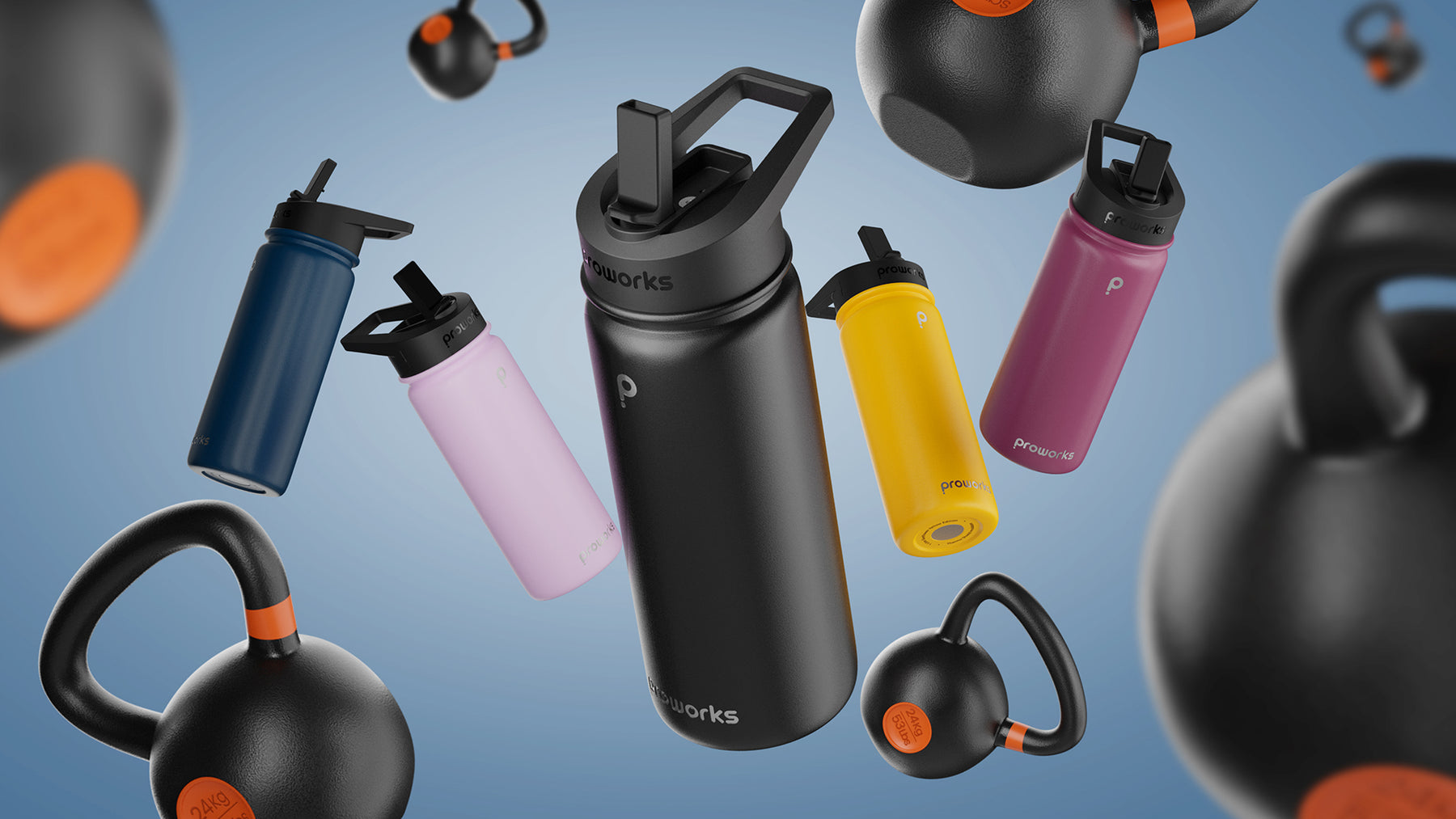 Proworks Reusable Water Bottles: Stainless, Insulated & Personalised | Proworks