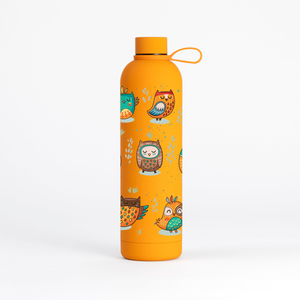 Owl Water Bottle (1 Litre) Pulse - Tangerine