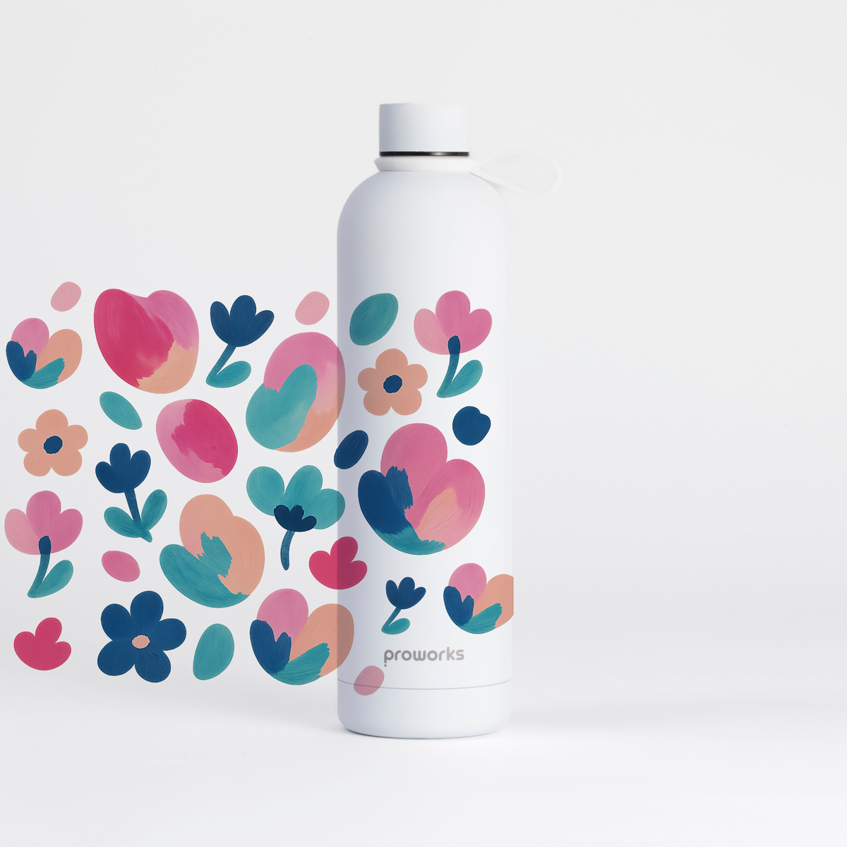Proworks Pulse 1 Litre Water Bottle - Dreamscape Bloom