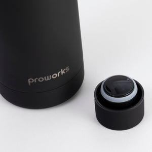 Proworks Pulse 1 Litre Water Bottle - Carbon Black