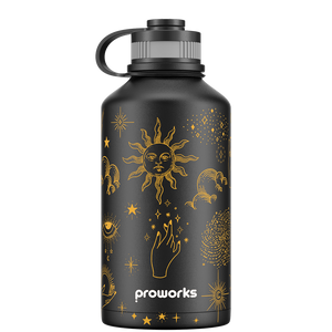 Botella de agua de 2 litros - All Black Celestial