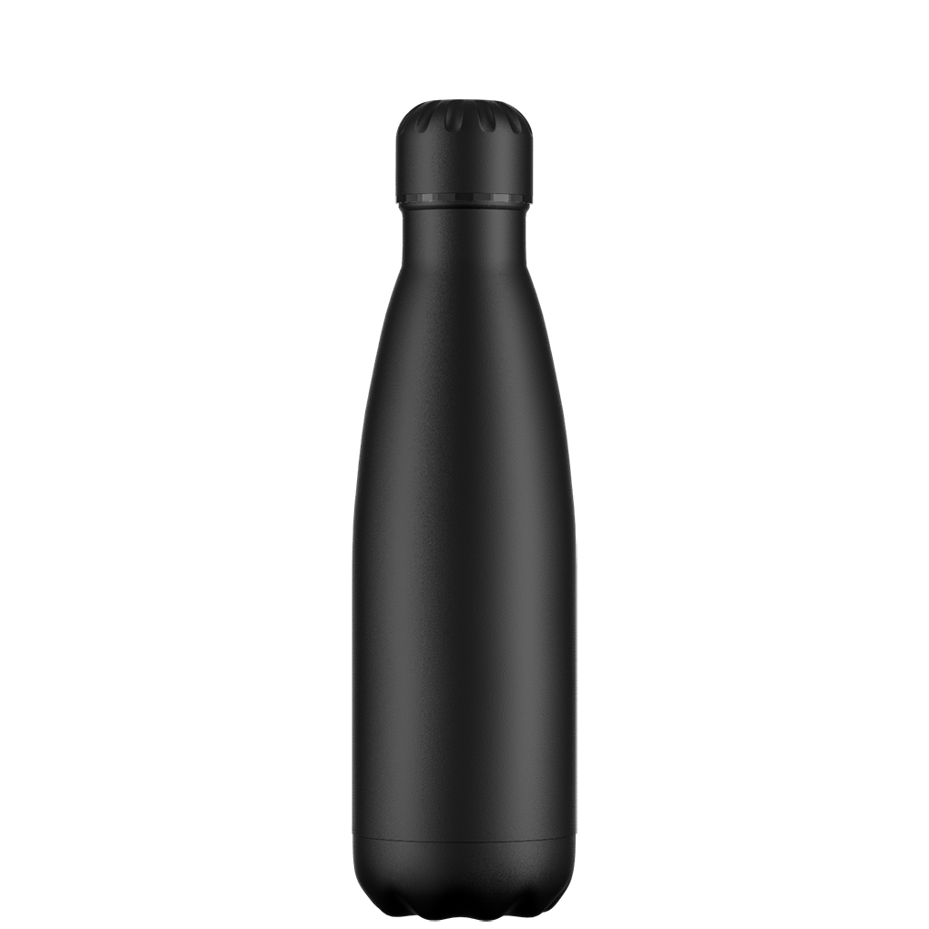 Black Metal Reusable Water Bottle