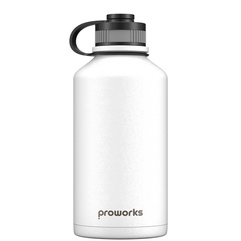 Botella de agua de 2 litros - Totalmente blanca