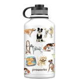 2l water bottle - white