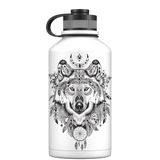 Botella de agua de 2 litros - All White Wolf Aztec