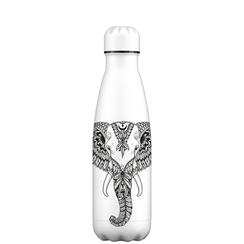 Original Aztec Elephant Water Bottle Pattern