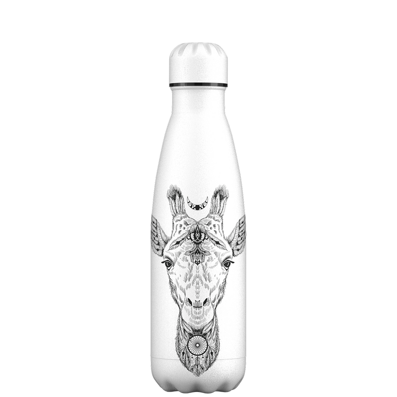Original Aztec Giraffe Water Bottle Pattern