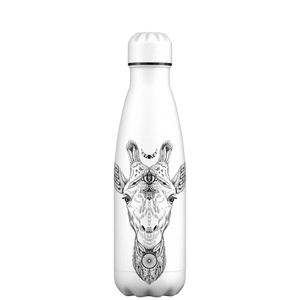 Original Aztec Giraffe Water Bottle Pattern
