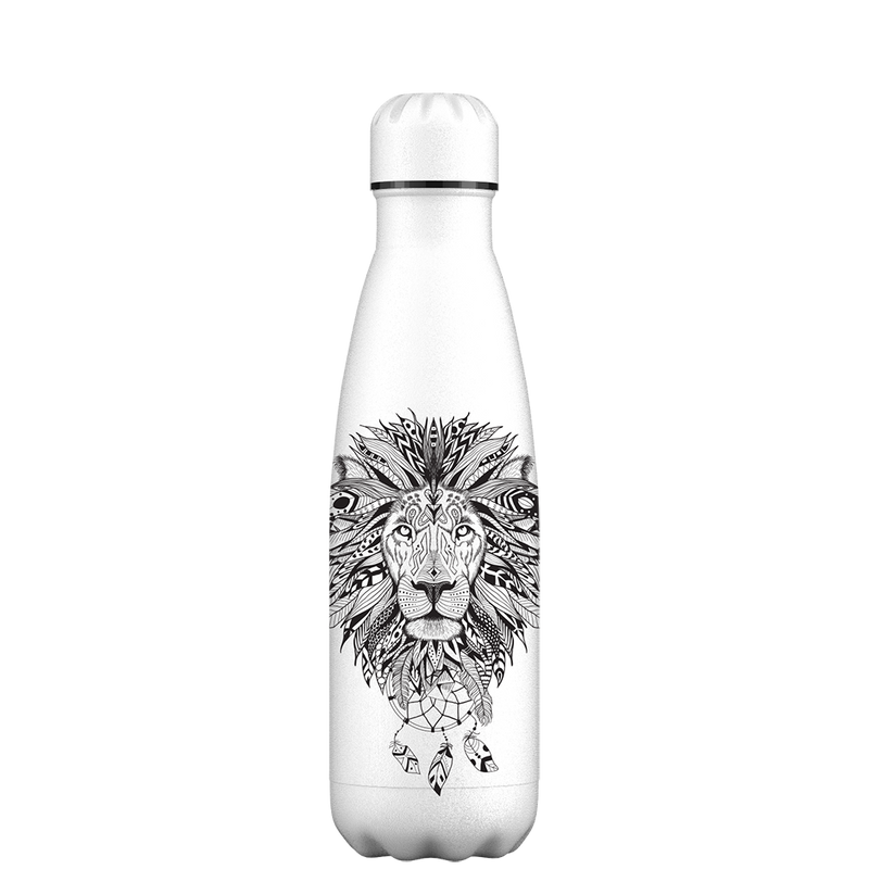 Original Aztec Lion Water Bottle Pattern
