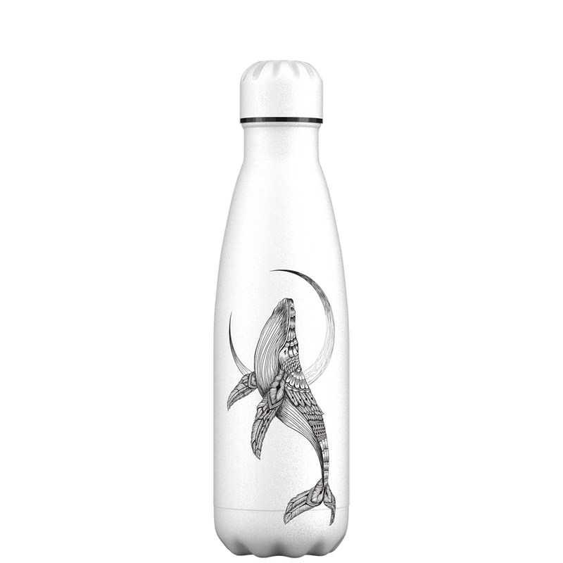 Original Aztec Whale Water Bottle Pattern
