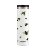 All White Bee Reisebecher