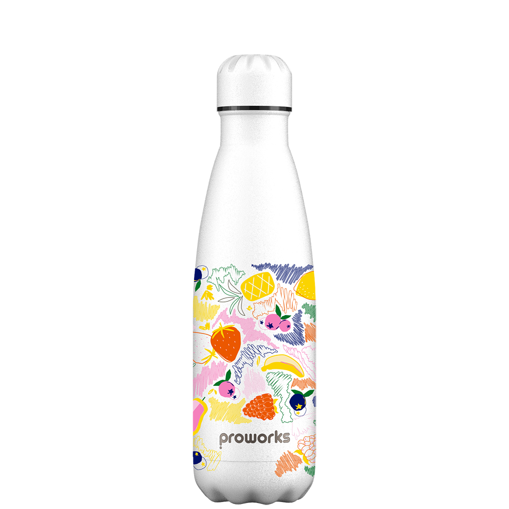 Fruits Please Water Bottle Pattern