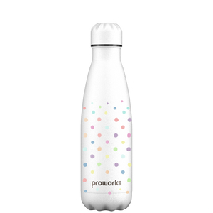 polka dot water bottle pattern