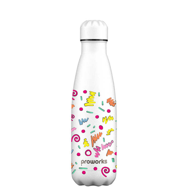 Original Retro Squiggles Water Bottle Pattern