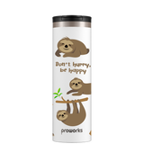 All White Sloth Travel Mug