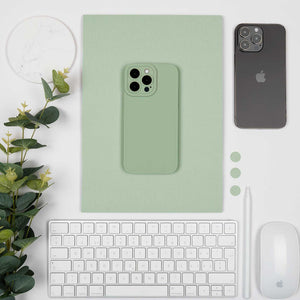 Silicone iPhone Case - Mint Green