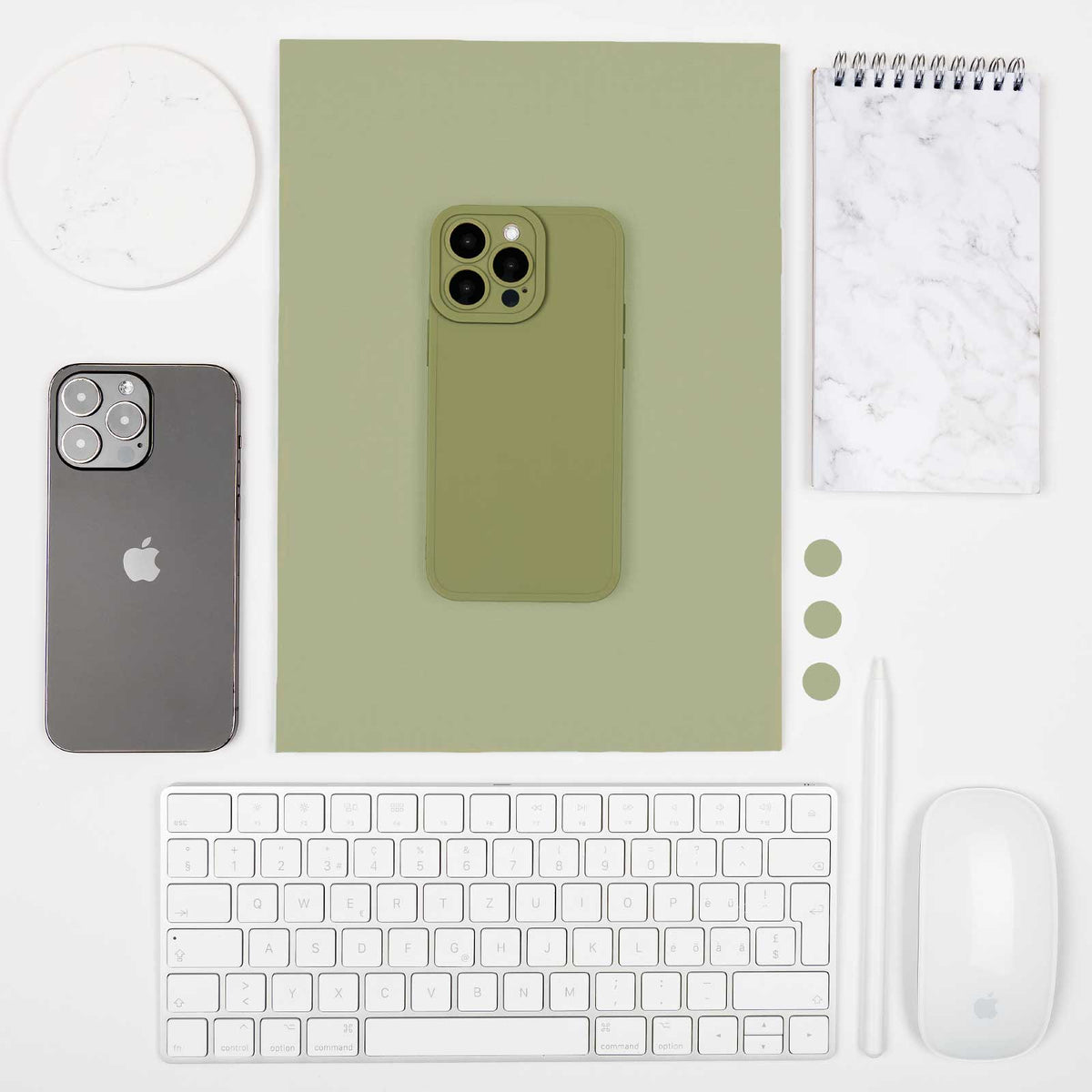 Funda de silicona para iPhone - Salvia