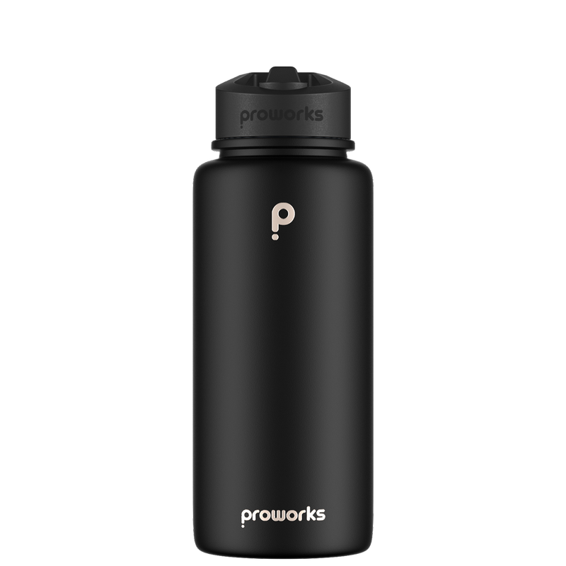 Gourde avec paille - Gen 2 Jet Black