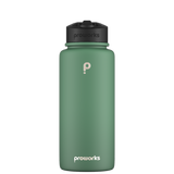Water bottle with straw - Gen 2 Pine Green