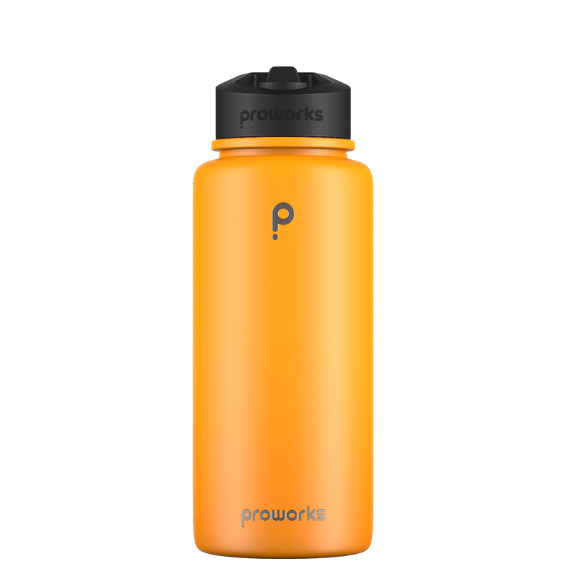 Gourde avec paille - Gen 2 Jaune Tournesol