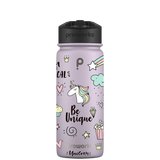 Borraccia con cannuccia - Gen 2 Be Unique Unicorn Pattern