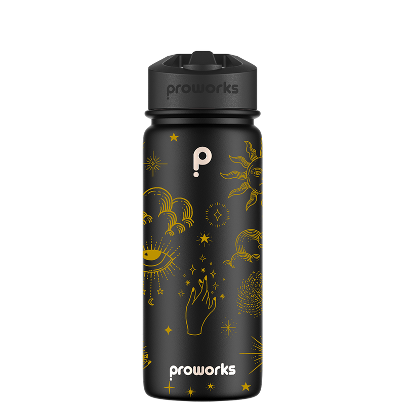 Bottiglia d'acqua con cannuccia - Modello Celeste Gen 2