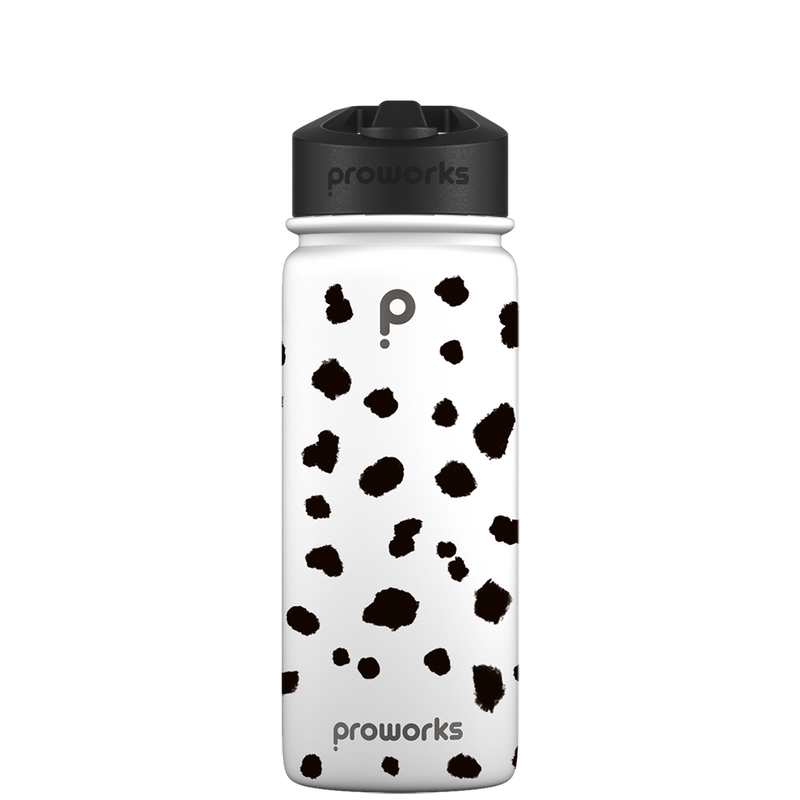 Borraccia con cannuccia - modello dalmata Gen 2