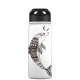 Bottiglia d'acqua con cannuccia - Modello azteco delfino Gen 2